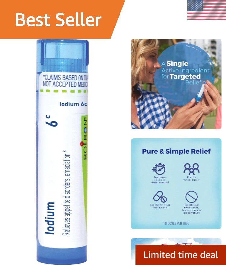 Iodium 6C for Appetite Disorders & Emaciation – 80 Pellets