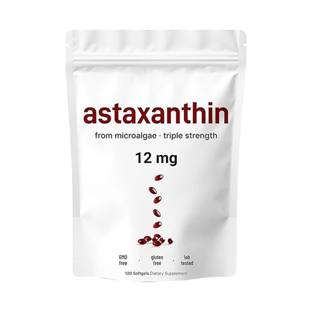 Micro Ingredients Astaxanthin 12mg, 120 Softgels, Dietary Supplement,Best gift