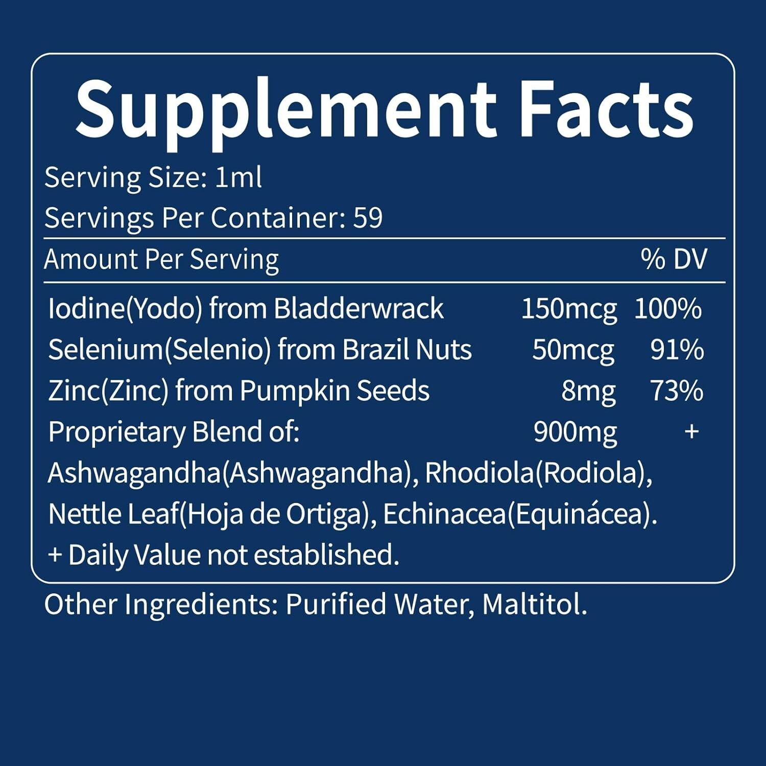 Thyroid Support Drops – Liquid Iodine Supplement, Gotas De YODO Y Selenio ⭐️⭐️⭐️