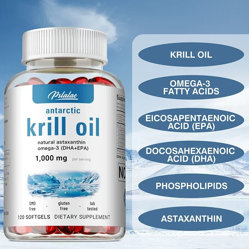 Antarctic Krill Oil 240pcs – Antioxidant & Anti-Aging, Brain, Joint & Eye Health