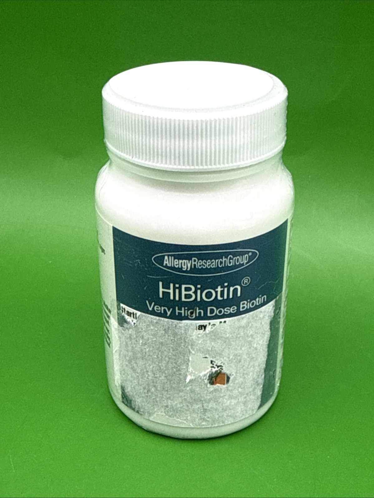 HiBiotin 100 Mg 90 Veg Caps By Nutricology/ Allergy Research Group