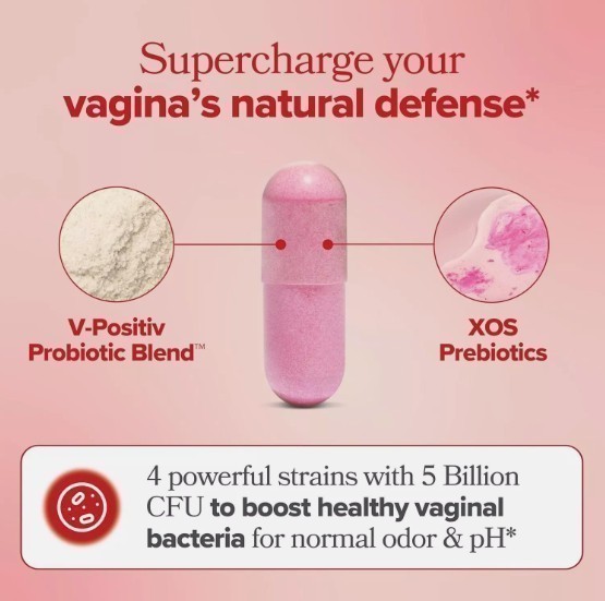 1-3PACK URO O Positiv Vaginal Probiotics for Women pH Balance w/ Prebiotic 60pcs