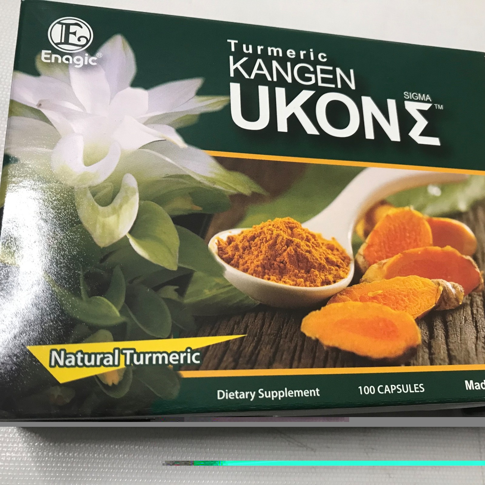 Lot Of 10 Enagic Turmeric Kangen Ukon Organic Multivitamins Vegeterian Capsules