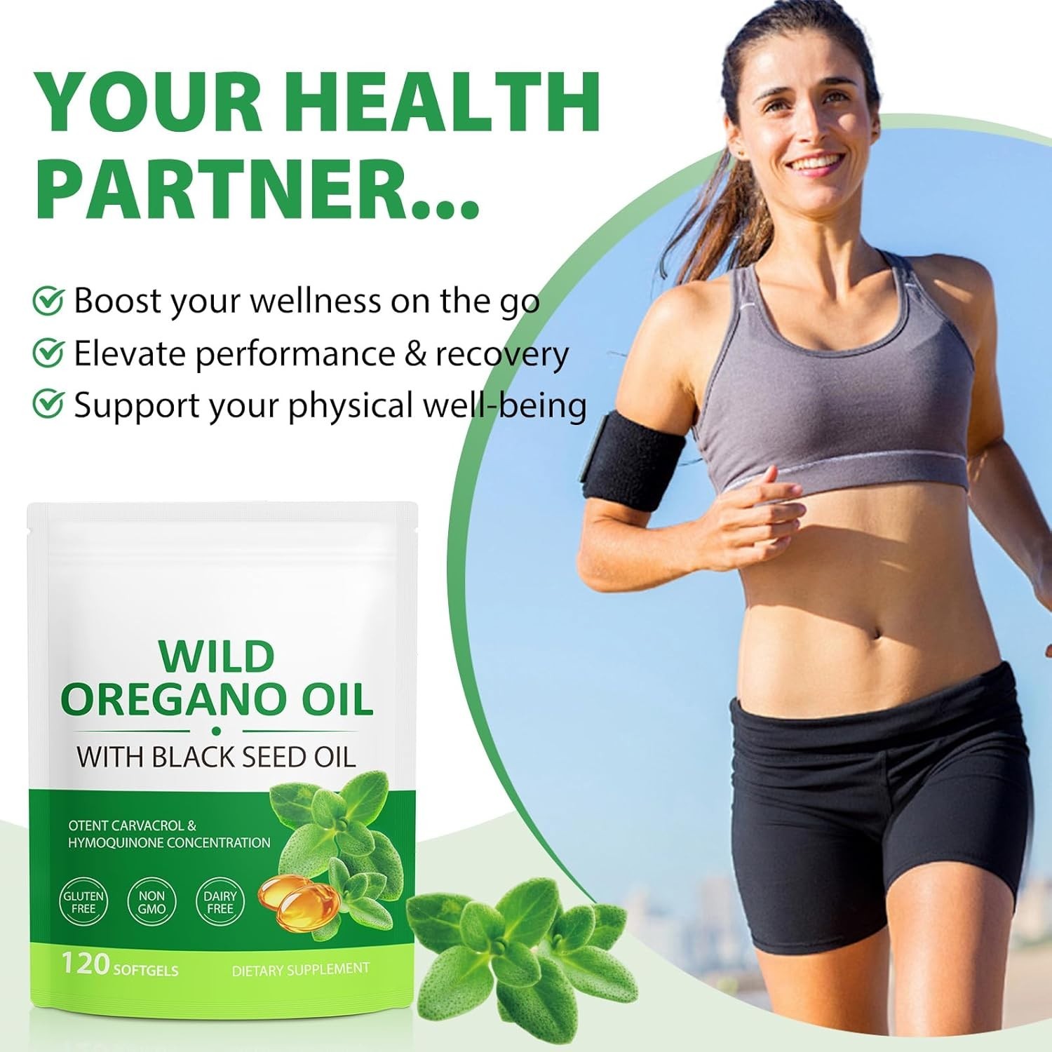 Resilia Oil Of Oregano With Black Seed Oil 6,000MG