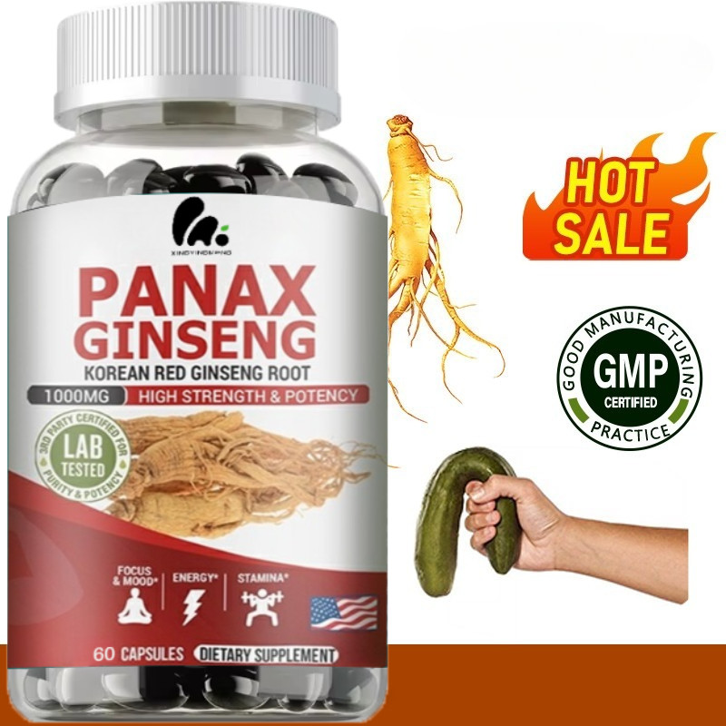 Ginseng capsules – 100% natural – improve physical function – endurance NEW