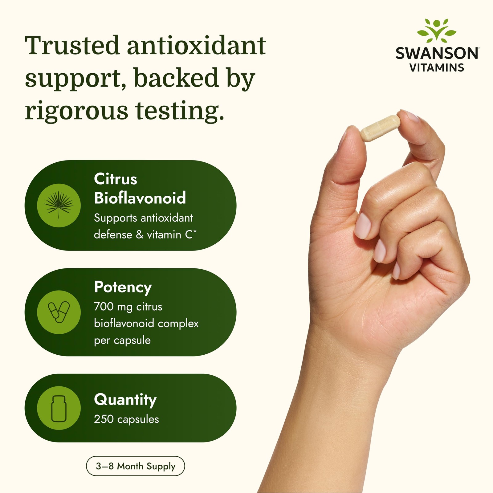 Swanson Full Spectrum Citrus Bioflavonoid Complex Immune And Antioxidant
