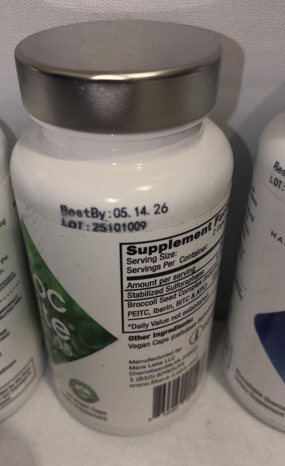 Lot If 3- Mara Labs Vitamins / Exp 05/2026