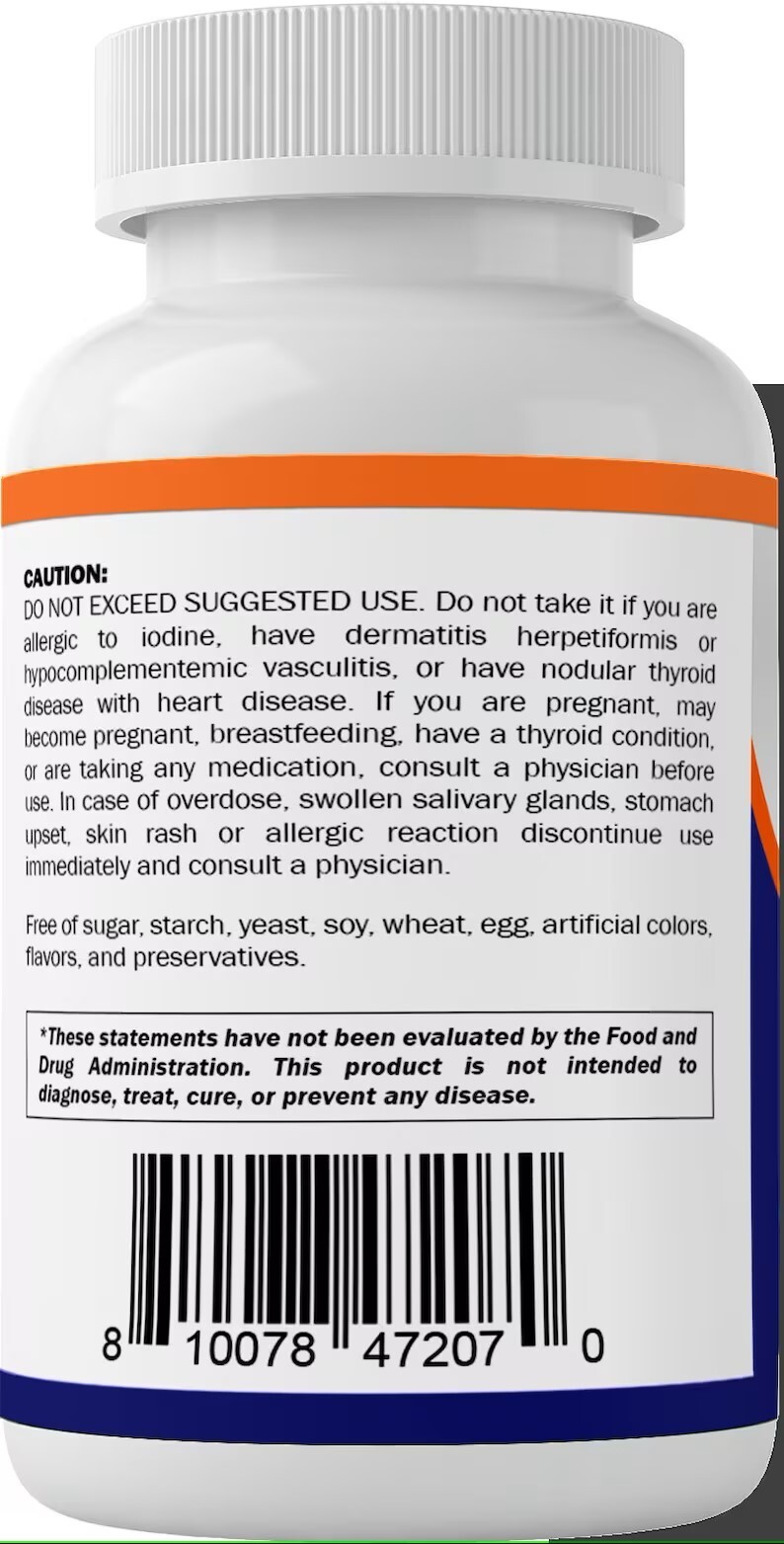 Vitamatic Potassium + Iodide 65 mg ~ 60 ct ~ Thyroid Support ~ 10/2025