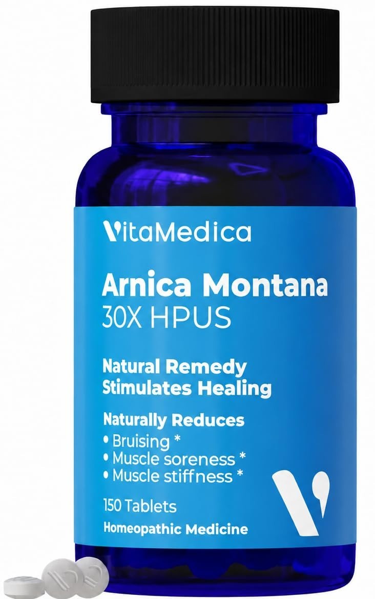 Natural Pain Relief Tablets – Arnica Montana 30X for Bruising & Swelling Support
