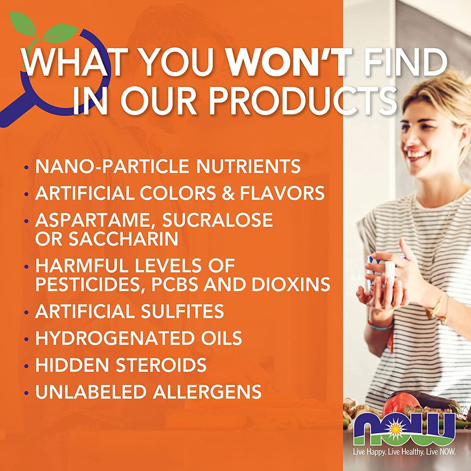 NOW FOODS Glycine 1000 mg – 100 Veg Capsules