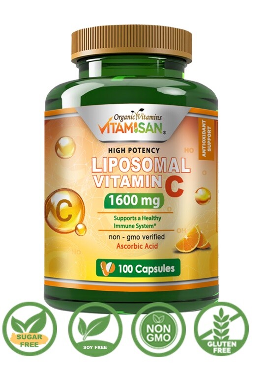 Liposomal Vitamin C Capsules High Absorption Immune Pills Supplements 300 CAPS