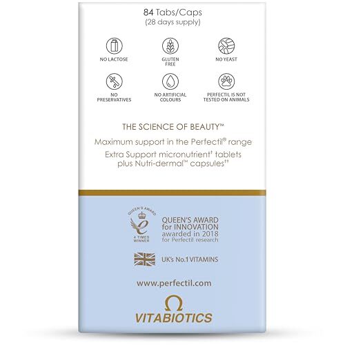 Perfectil Max Nutritional Supplement For Skin Hair Nails 84 Tablets 2 In 1 Pack