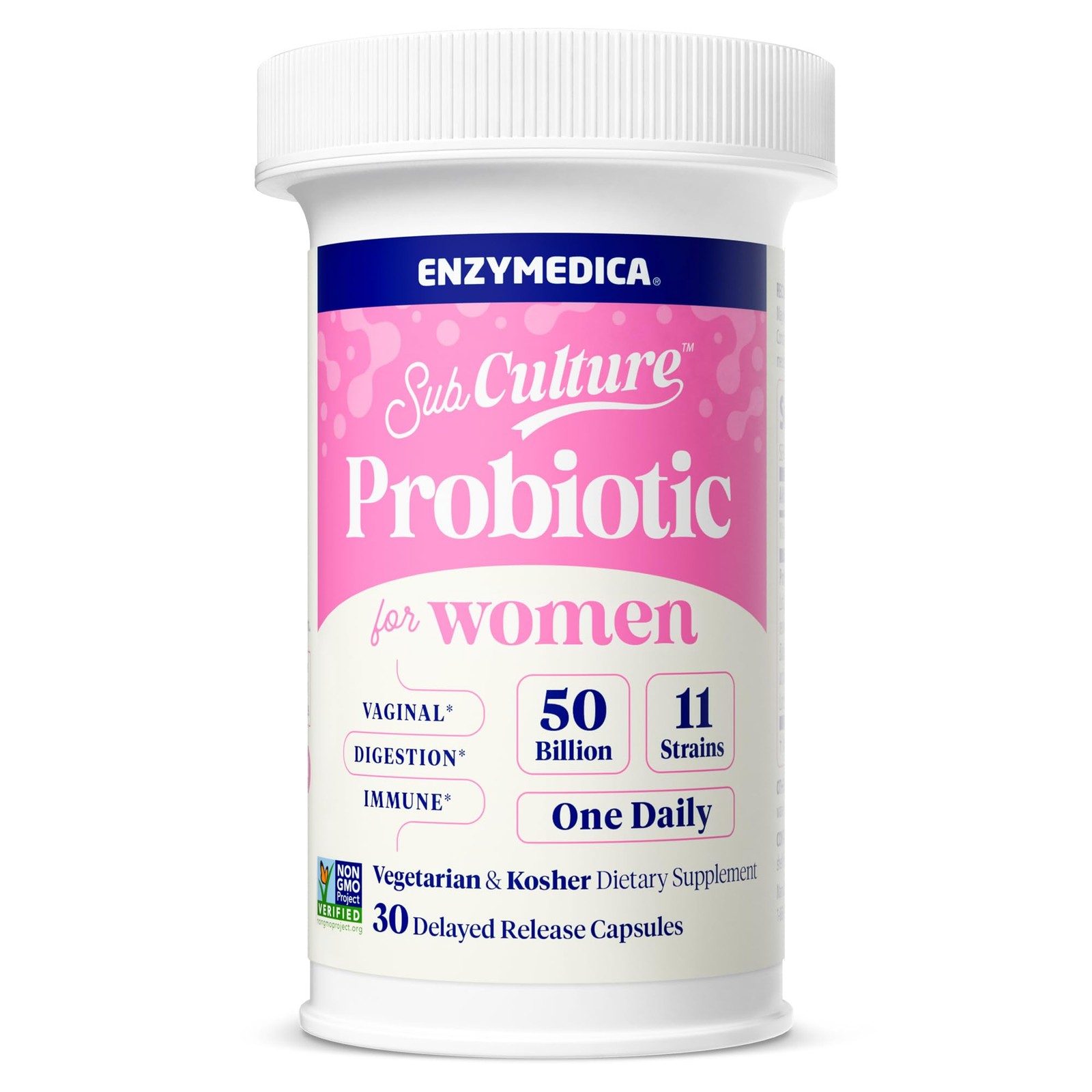 SubCulture Probiotics for Women, 50 Billion CFU, Vaginal & Urinary Health, Im…