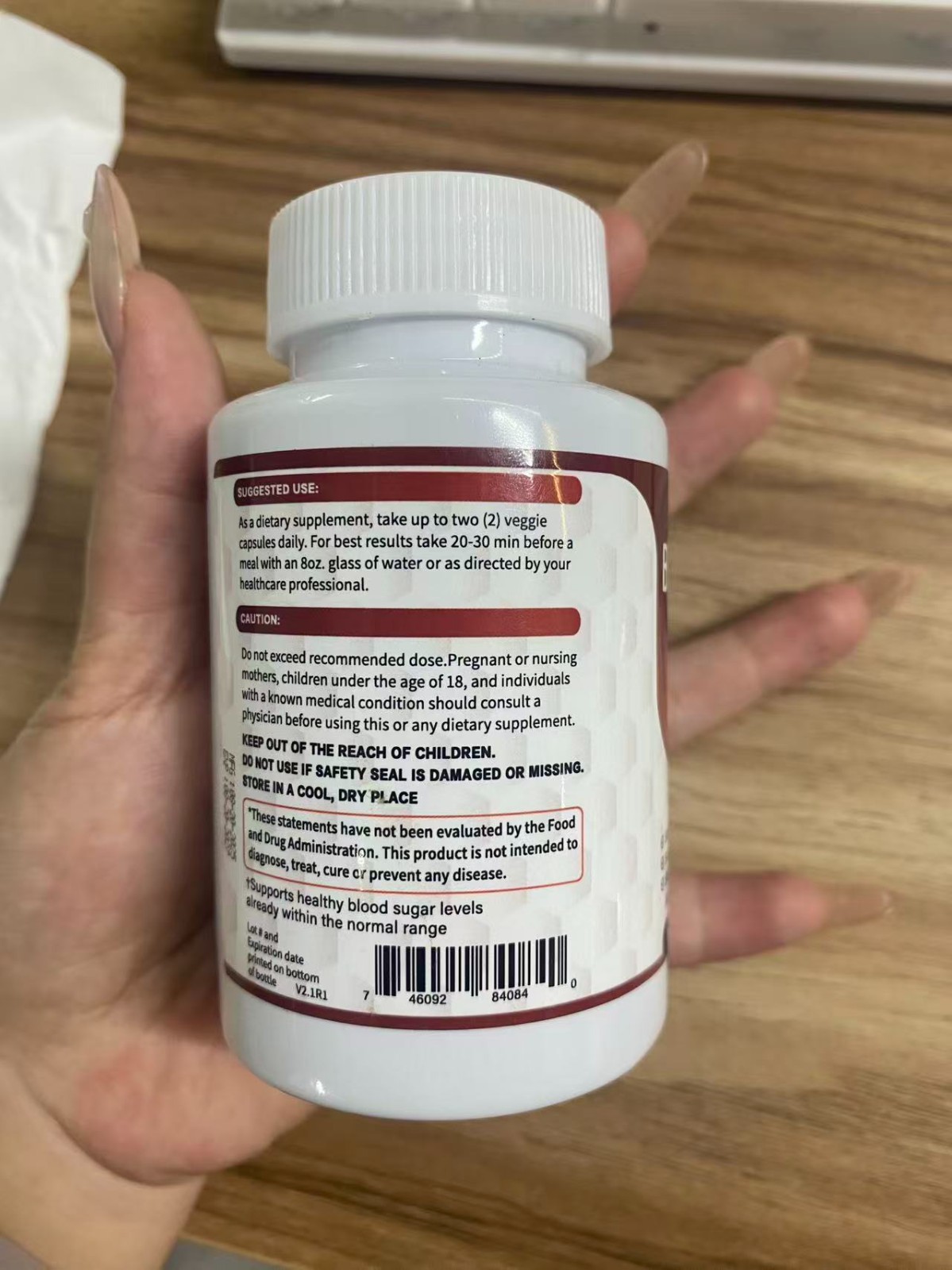 Blood 3-Toplux Sugar ComplexCinnamon Chromium Bitter Melon 20 Active Ingredients