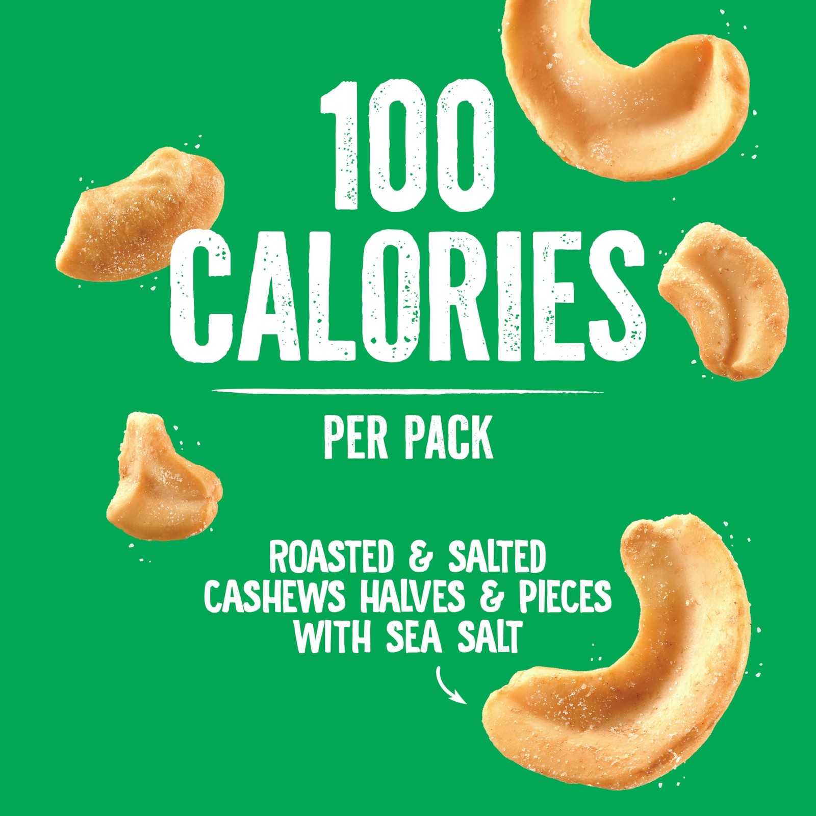 Emerald Nuts Roasted and Salted Cashews 7ct (1-Pack), 0.62 Ounce (Pack of 7)