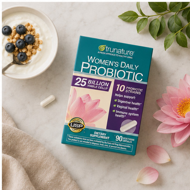 3-Pack Trunature Women’s Daily Probiotic, 90 Vegetarian Capsule