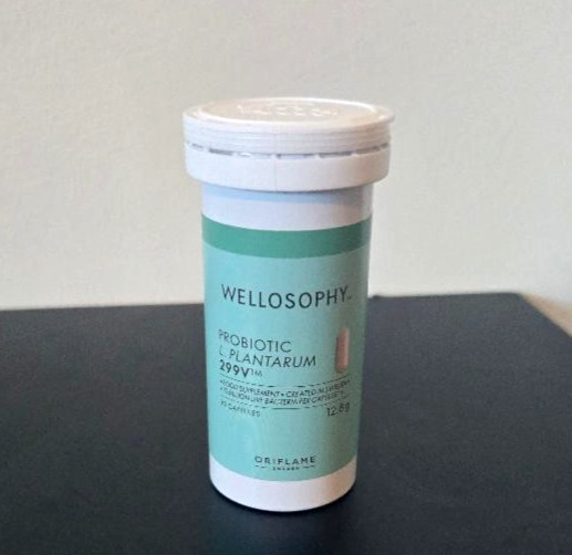 Oriflame Wellosophy probiotic strain L. Plantarum 299V™ For a Healthy Gut.