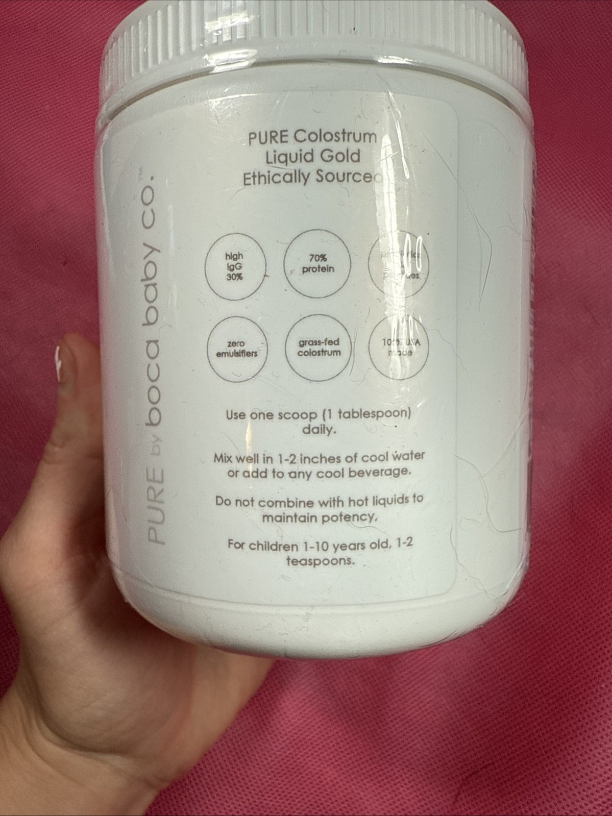 PURE by Boca Baby COLOSTRUM 5.29 Oz BB – Brand New Sealed – Expires in 2027 U2