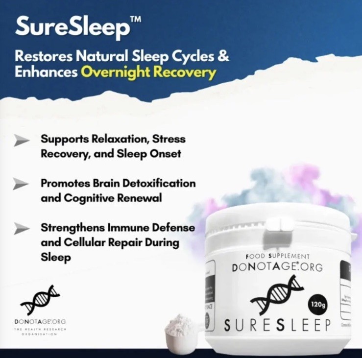2pack Brand new / sealed DoNotAge SureSleep® powder supplement in the 120g size.