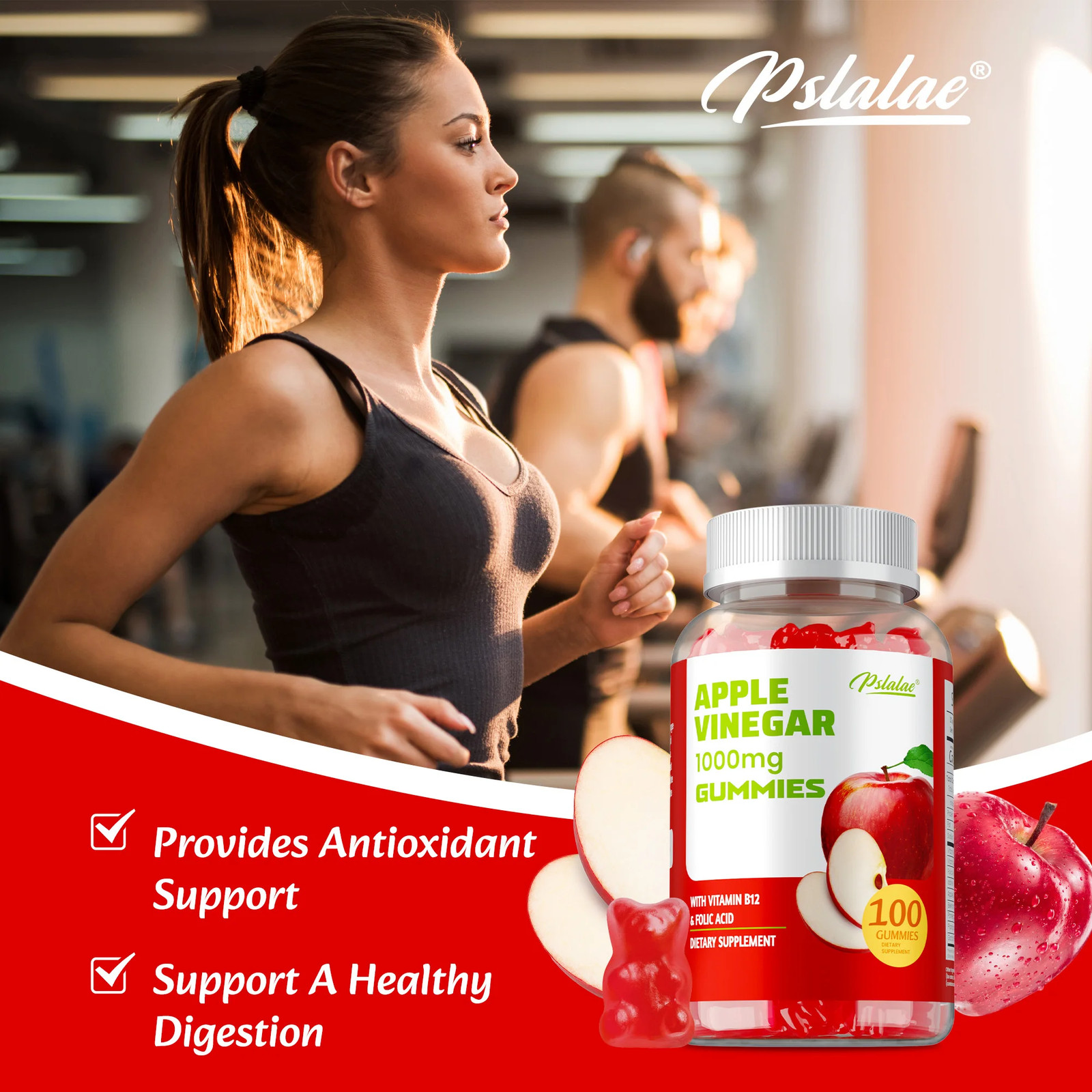 Apple Cider Vinegar 100pcs – Boost Energy, Digestive Function and Immune Health
