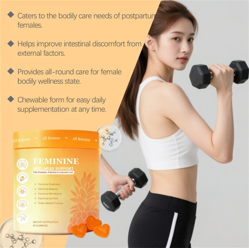 Flora Plus Gummies, Advanced Vaginal Support, Vaginal Health Gummies, Ph Balance