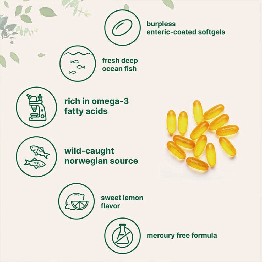 DHA -1000mg – 30/60/120 Capsules – Improve Memory,Concentration