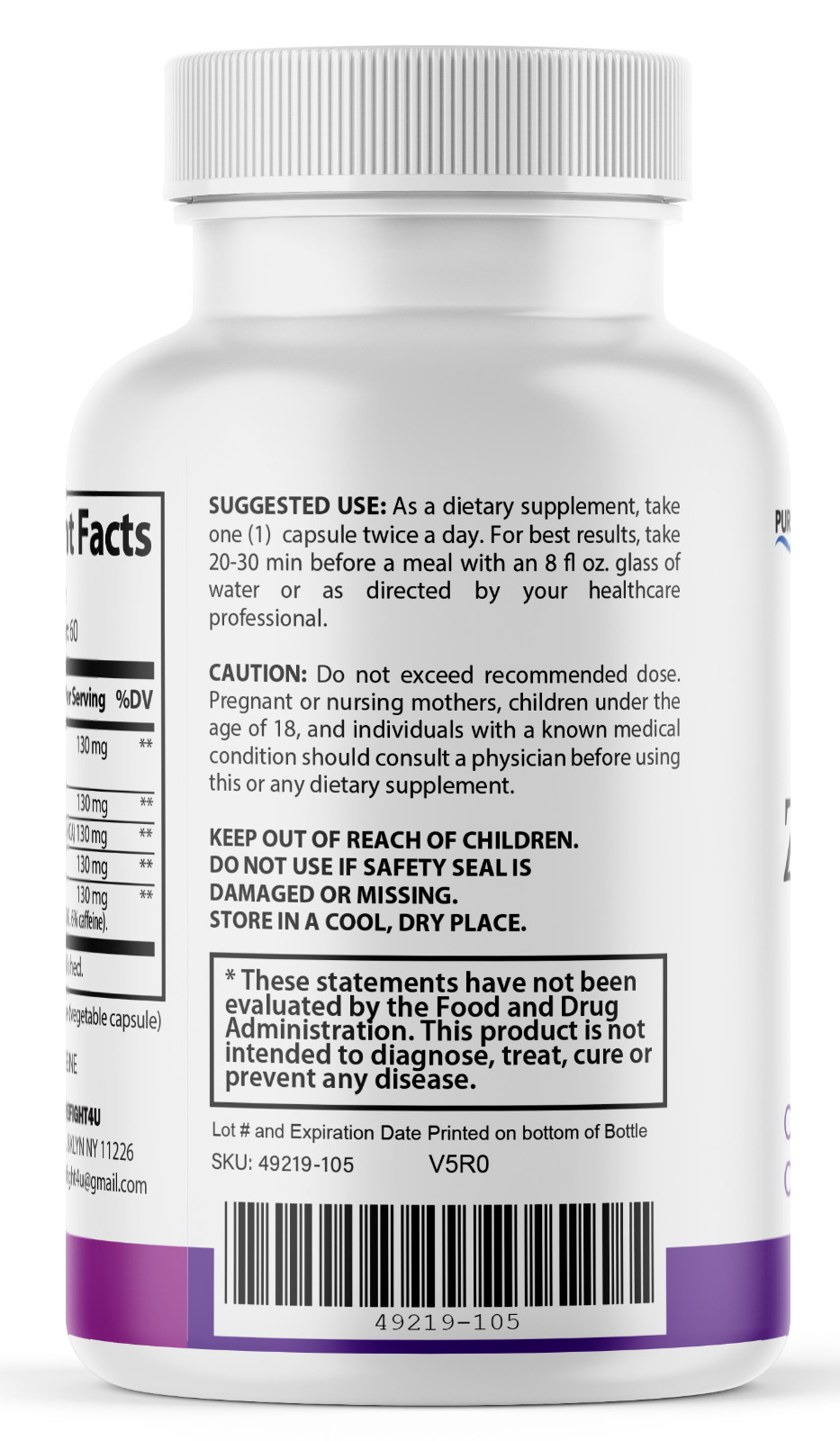 Zentralism Capsules, Weight Management Support Supplement – 2 Bottles