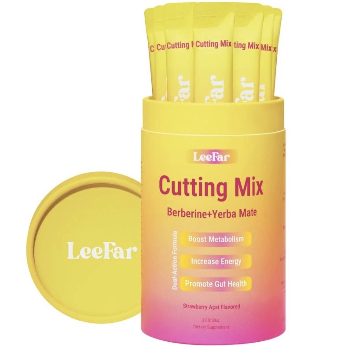 Leefar Cutting Drink Mix – Berberine, Chromium, 5-HTP, Yerba Mate & Magnesium |