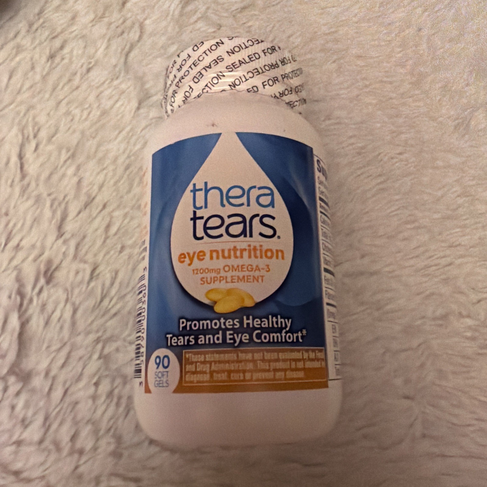 Thera Tears Eye Nutrition Therapy Omega-3 Softgels 1200mg – 90 Exp 03/2028