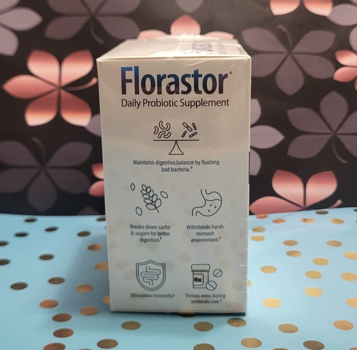 Florastor Daily Probiotic Supplement 100 250Mg Capsules Exp 12/2027