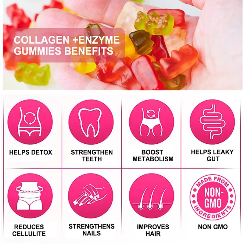 Collagen + Enzyme 100pcs – Manage Weight, Promote Intestinal & Digestive Health