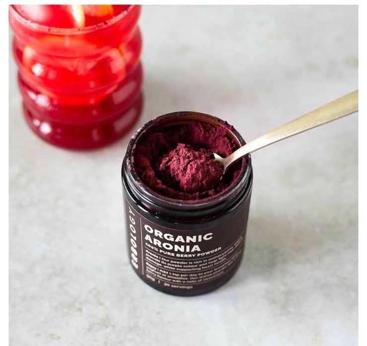 ERBOLOGY Organic Aronia 100% Pure Berry Powder 3.2 oz – 30 Servings New Sealed