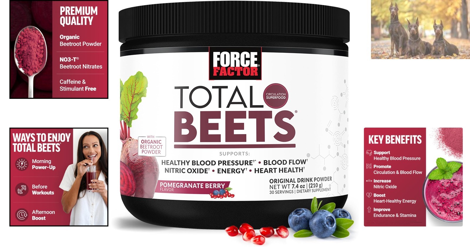 30 Servings of Total Beets Drink Mix – Natural Support for Energy & Circulation