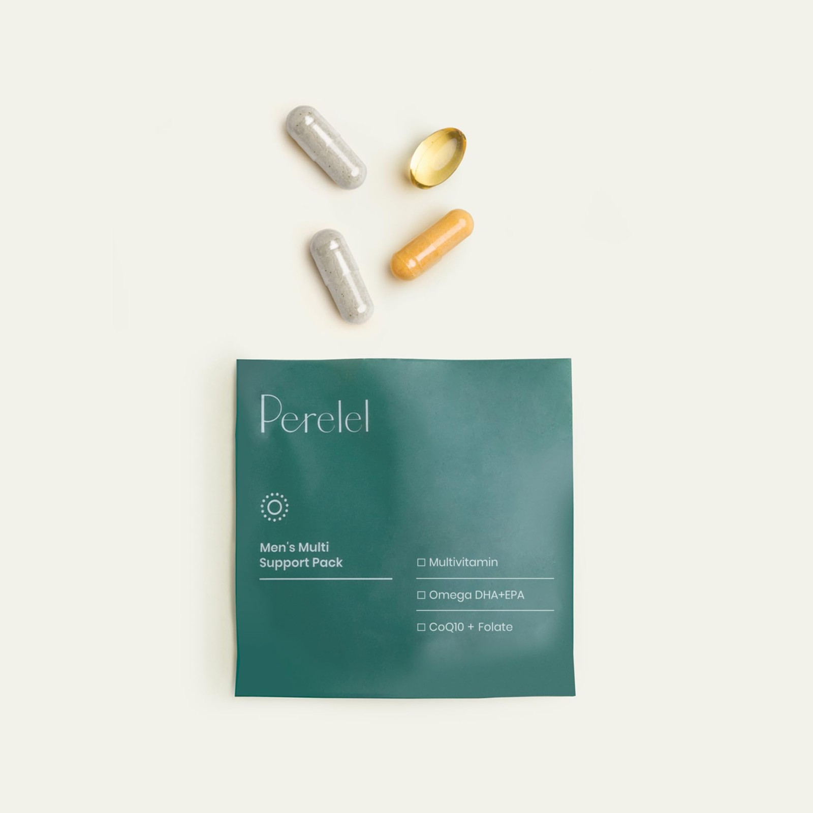 Perelel Men’s Multi Support Pack, Daily Multivitamin 30 Count (Pack of 1)