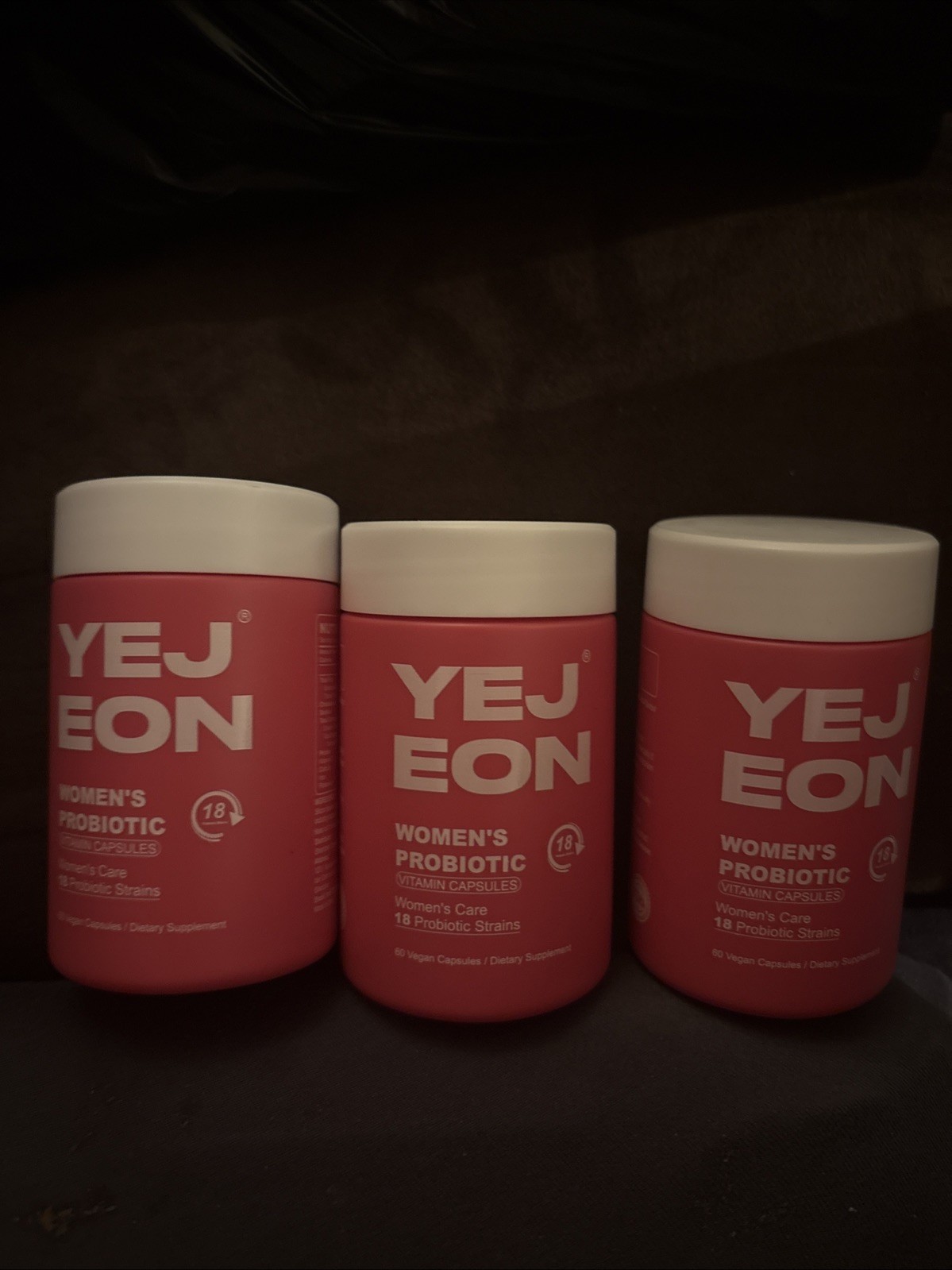 3 YEJEON Supplement Ashwagandha + Probiotic + Women’s Probiotic 60X3=180 Sealed