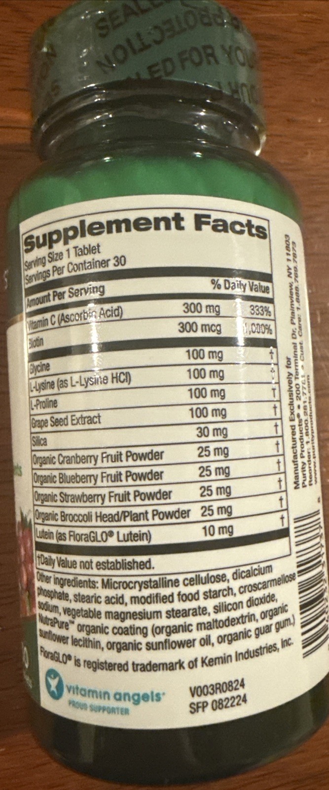 Vegan Collagen Builder 30 Tablets by Purity Products Plant Based EXP 9/25