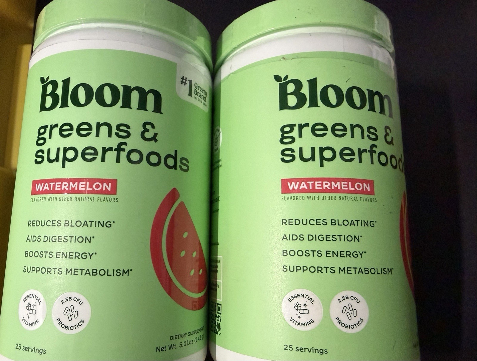 Bloom Nutrition Greens & Superfoods Powder Watermelon 2️⃣ PACKS! Exp O8/27
