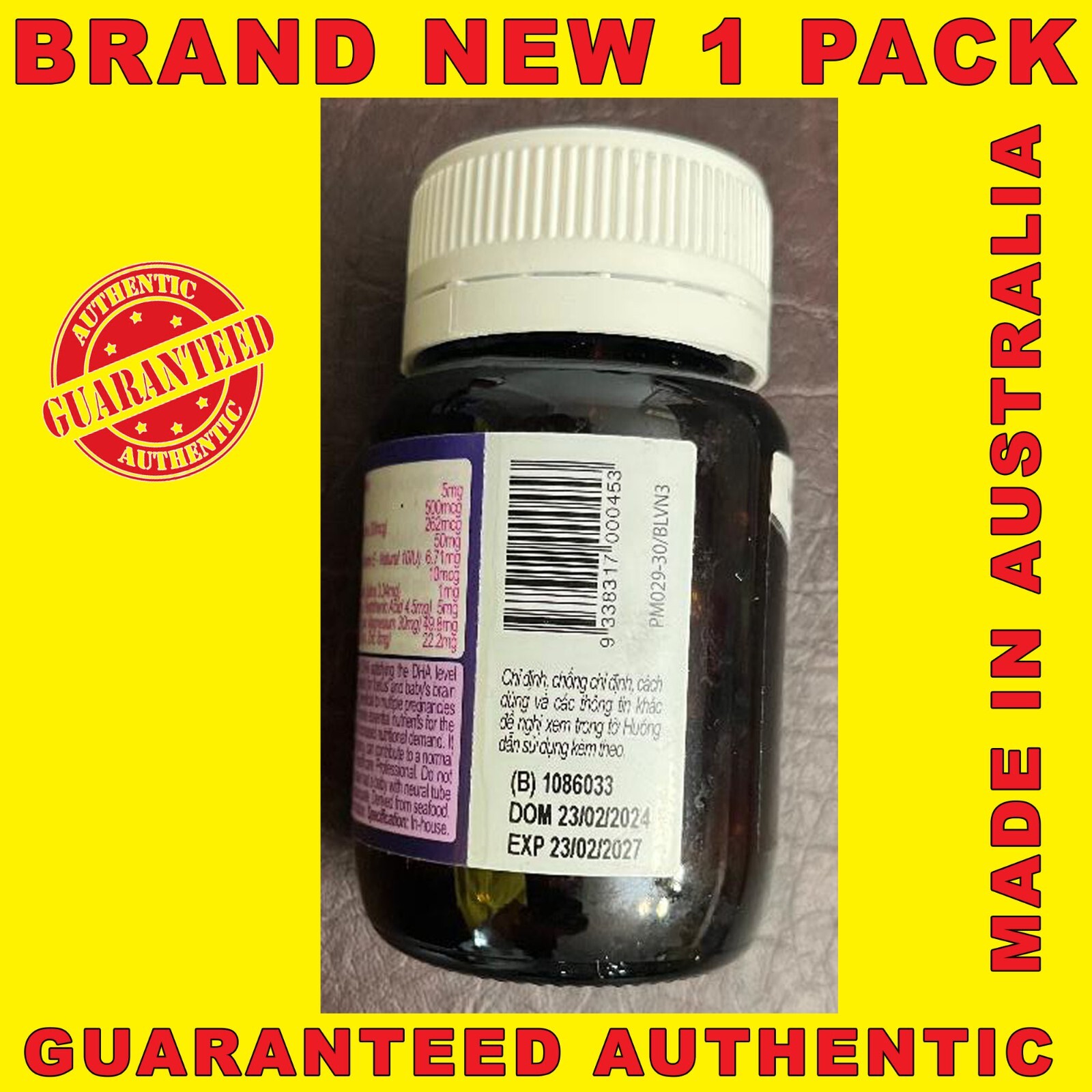 PM Procare Diamond 30 Capsules Made In Australia EX02/2027