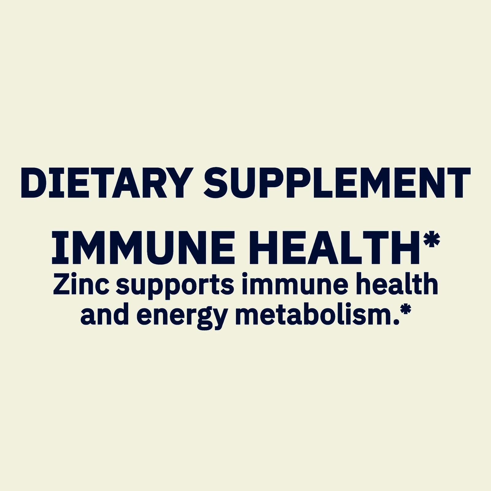Zinc 50 Mg Immune Skin Health Collagen Cell Growth Enzyme Support, 200 Caplets