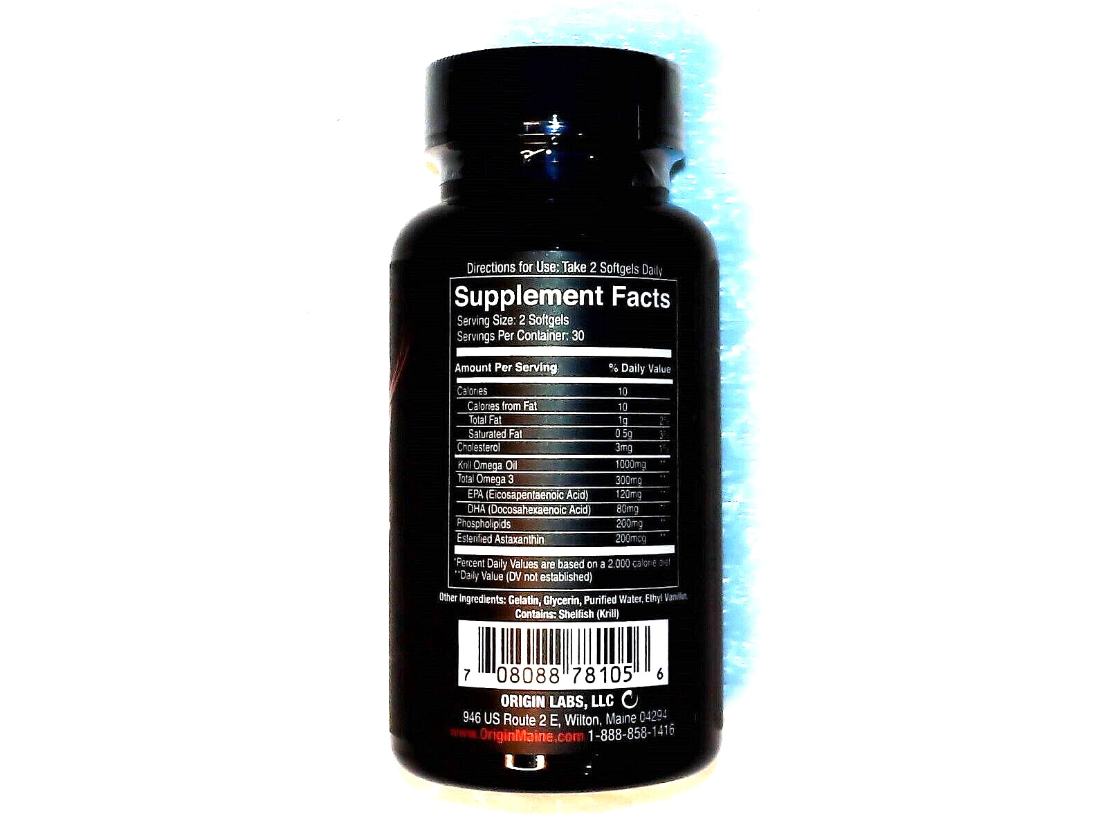 ORIGIN LABS JOCKO SUPER KRILL BY JOCKO FUEL 60 SOFTGELS EXP. 12/2024+