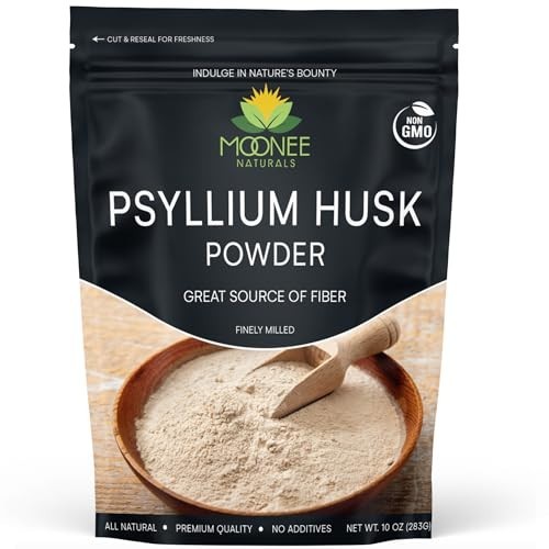 Psyllium Husk Powder (10 OZ), Gluten Free, Non GMO, Finely Ground, Keto Friendly
