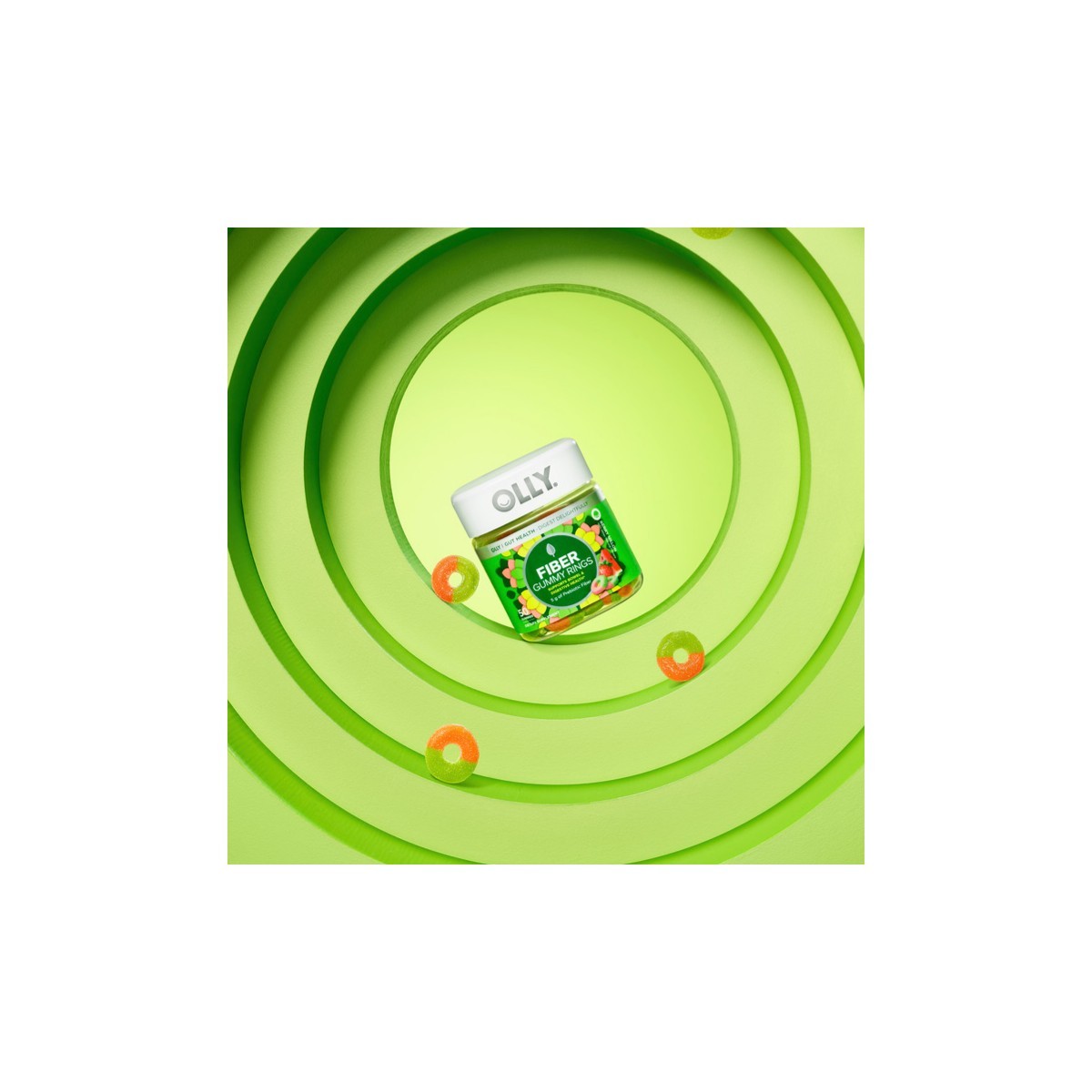 OLLY Fiber Digestive Gummy Rings – 50ct