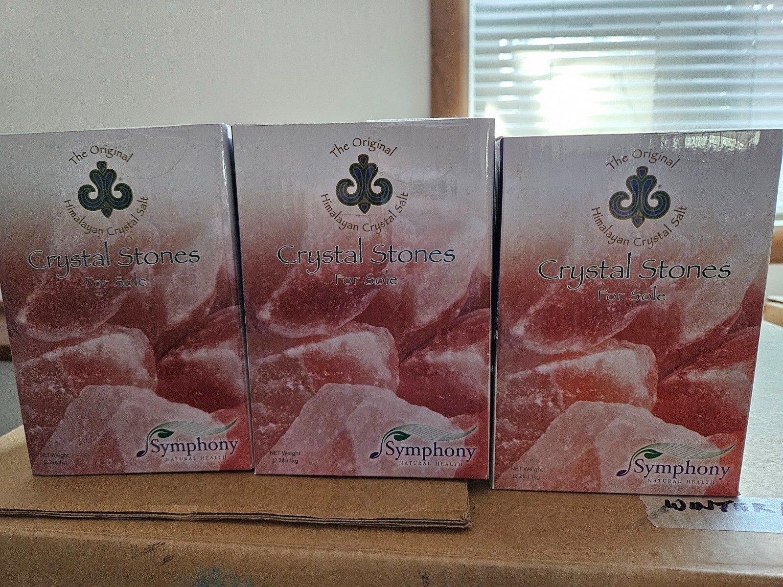 3 Boxes for $45- Himalayan Crystal Salt® Crystal Stones Symphony Natural Health