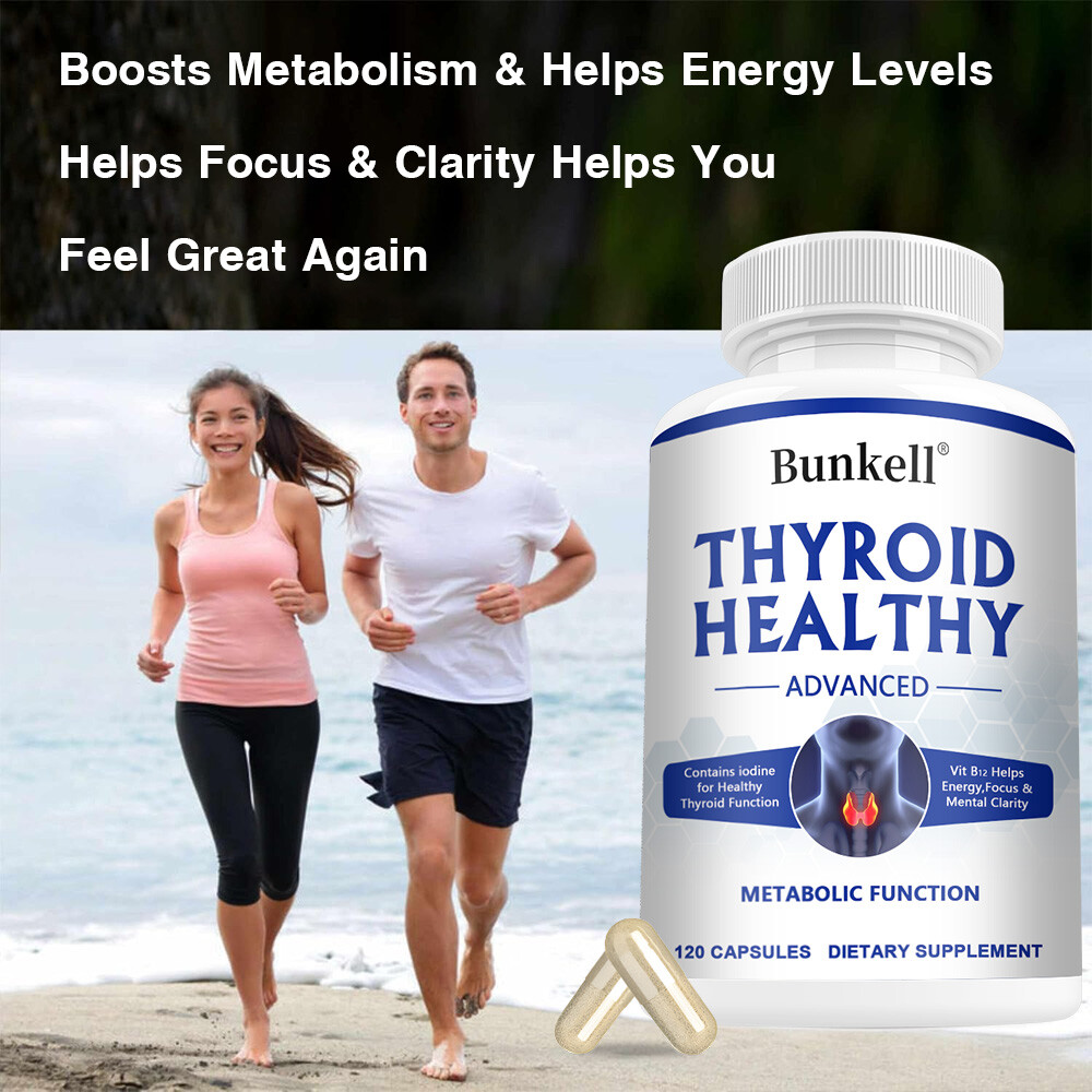 Thyroid Health Supplement 30/60/120 Capsules (NON-GMO) – Energy & Weight Loss