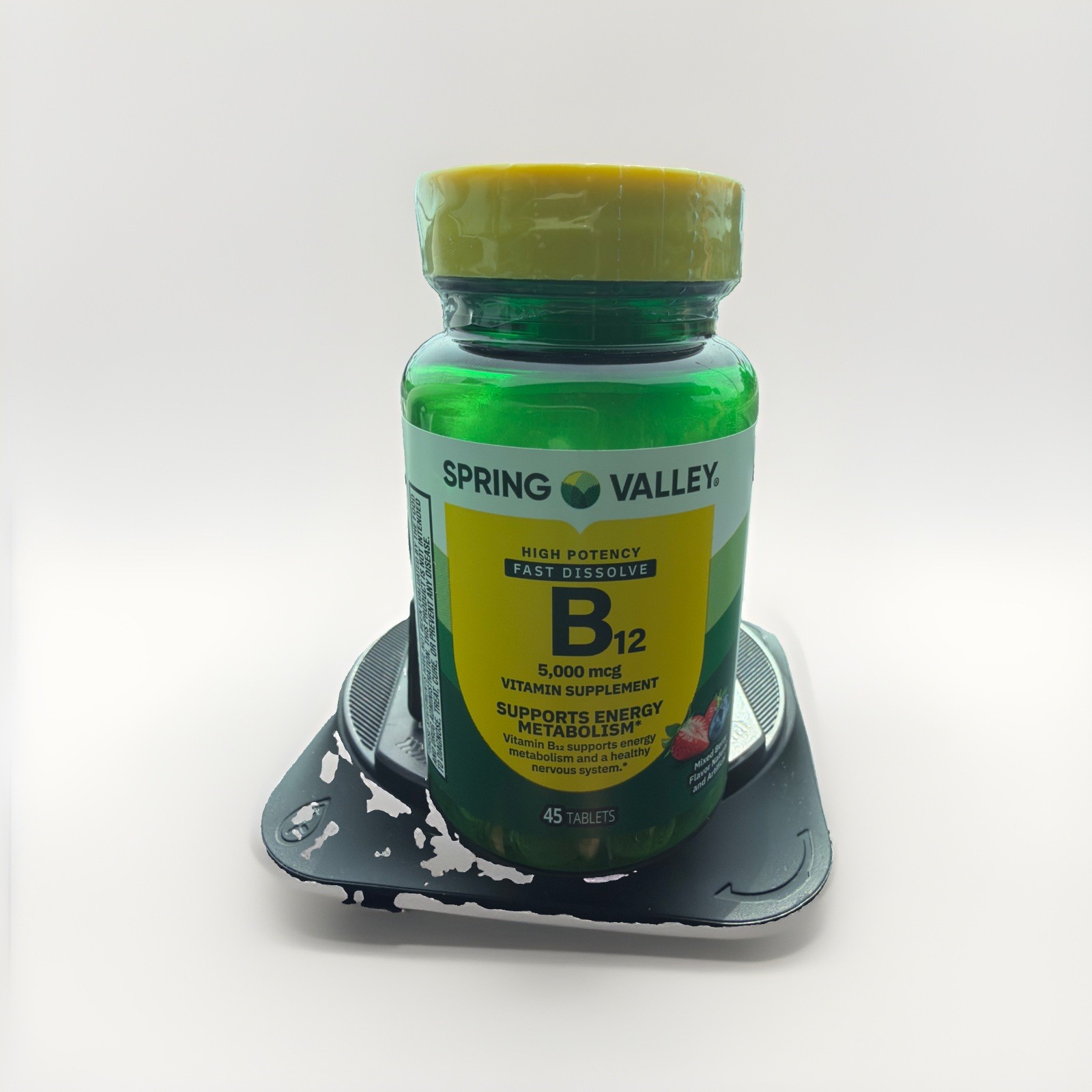 Spring Valley Vitamin B12 5000 mcg 45 Tablets Energy Metabolism Support