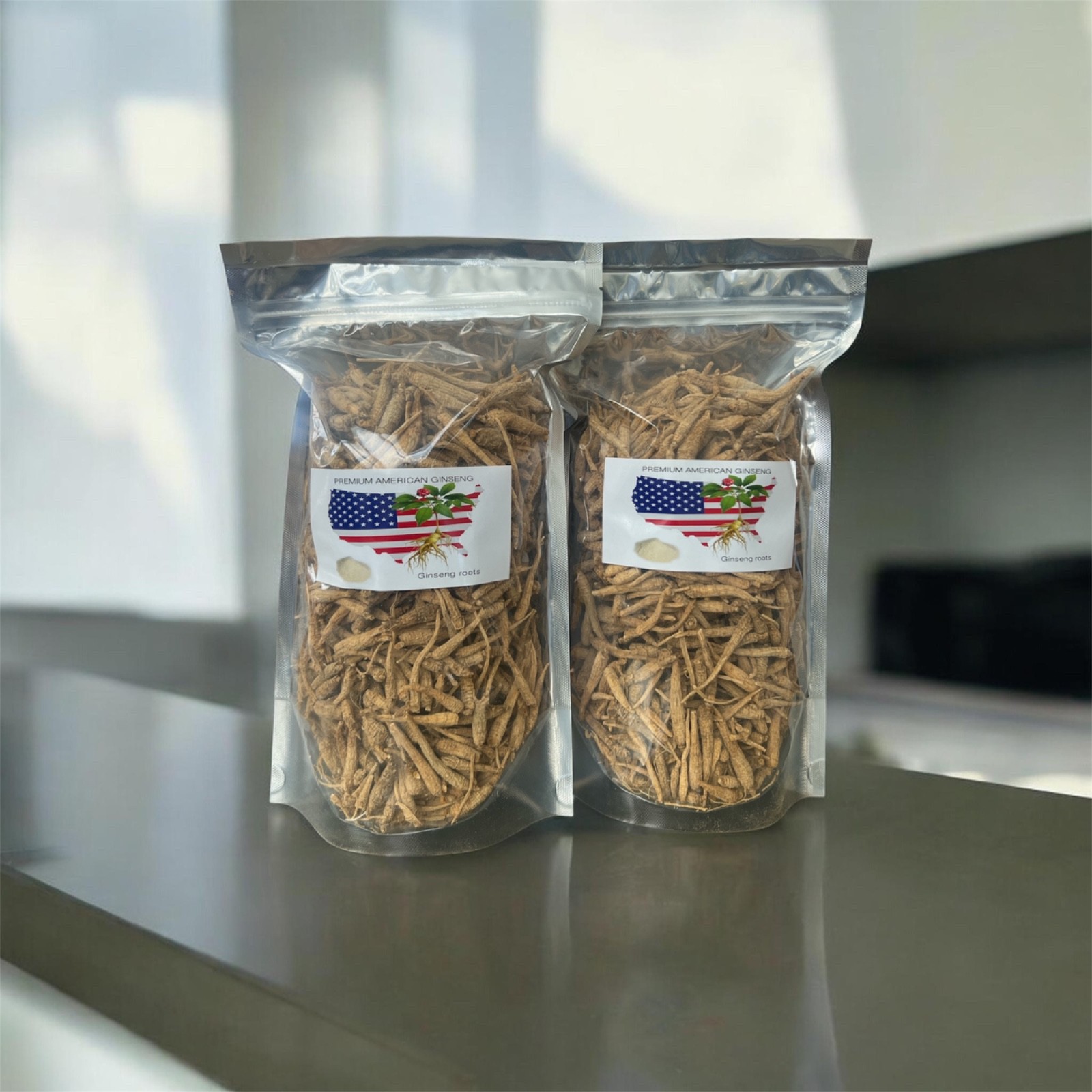 100% Pure Wisconsin American Panax Ginseng ( SMALL ROOT)