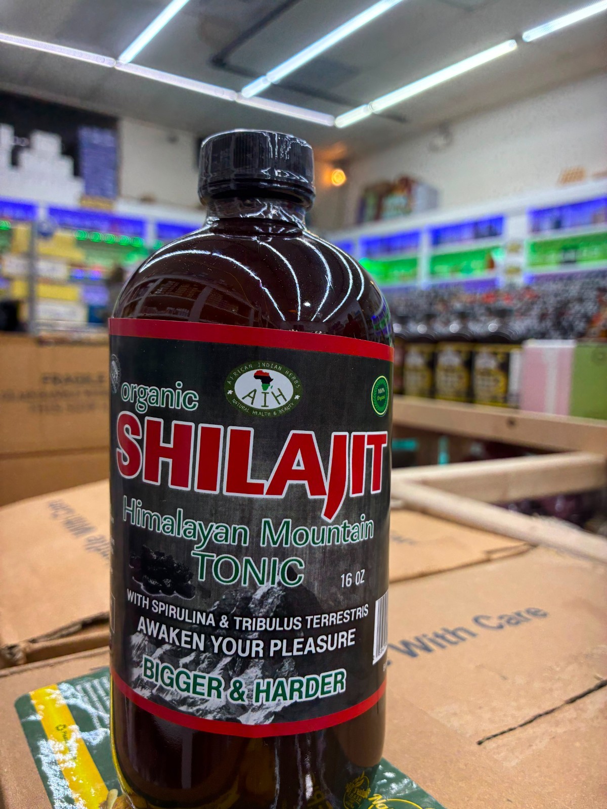 Shilajit Himalayan Mountain Tonic 16oz | Herbal Supplement
