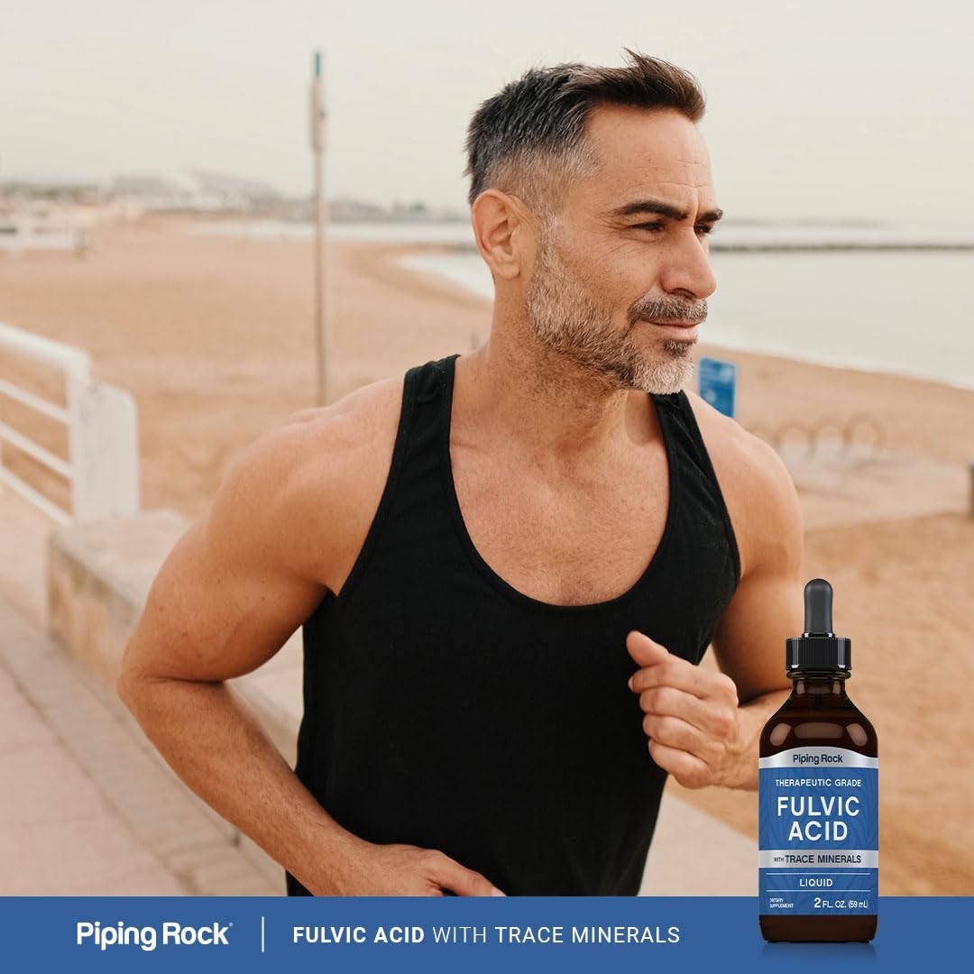 Piping Rock Liquid Fulvic Acid Drops | 2 fl oz | with 2 Fl Oz (Pack of 1)