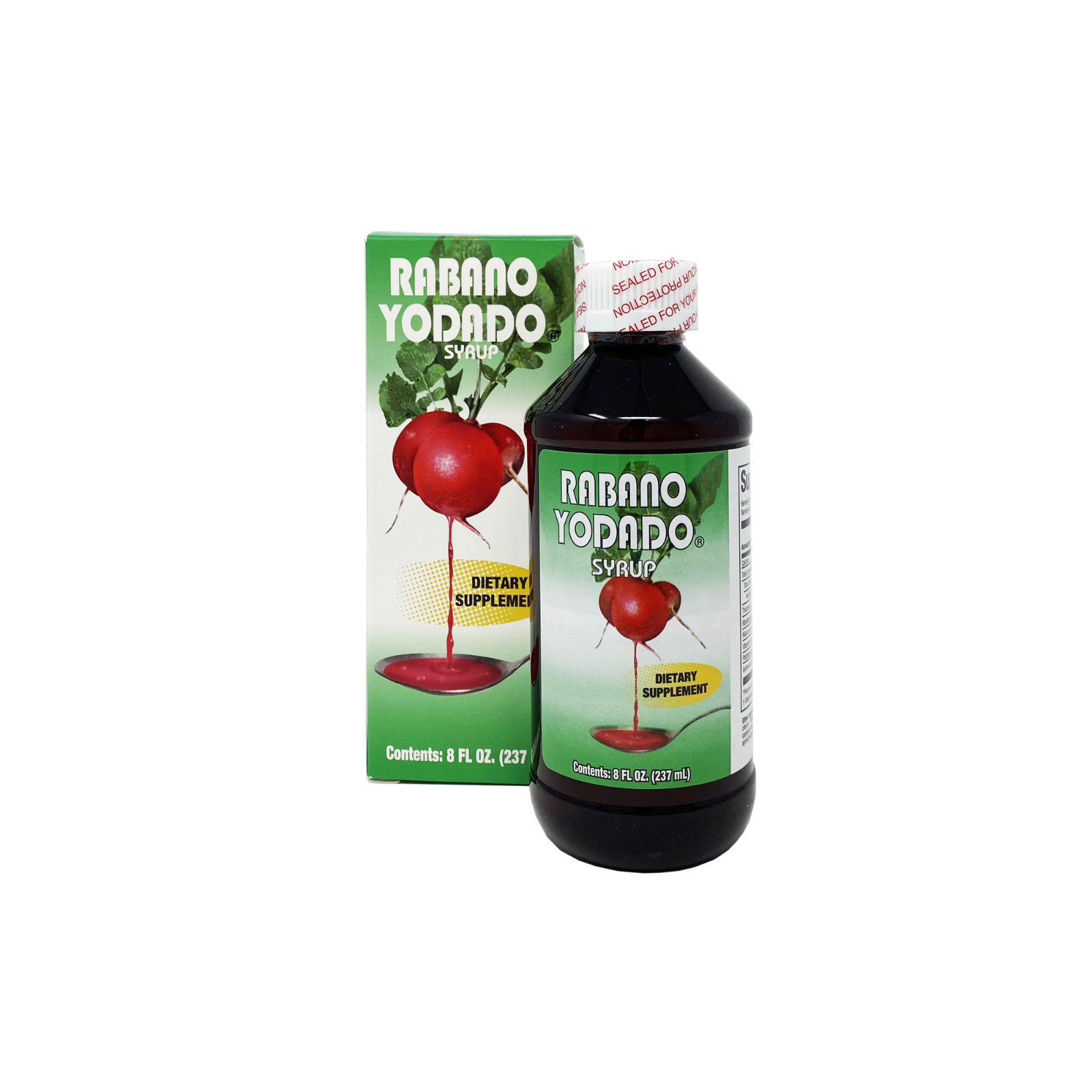 Rabano Yodado Jarabe Suplemento Nutricional Líquido 8 oz