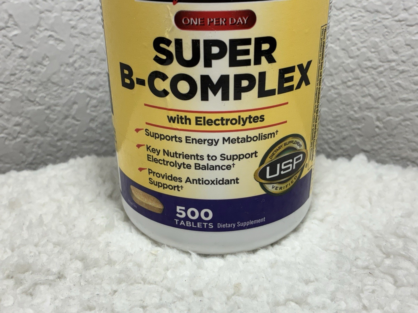 Kirkland Signature Super B-Complex + Electrolytes & Vit C 500 Tabs EXP. 02/2026
